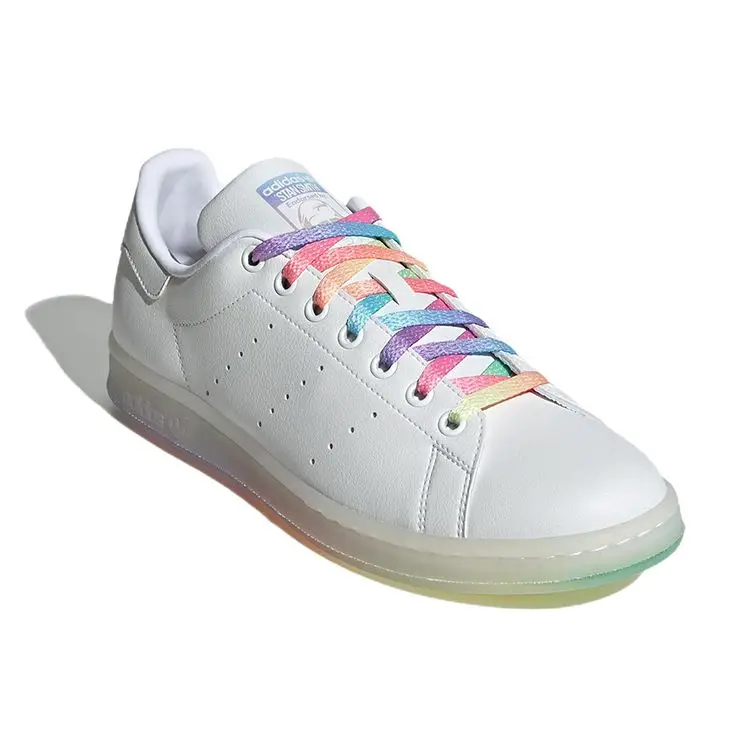 Originals Stan Smith Sneakers Casual Antiscivolo Durevoli a Taglio Basso Unisex Sneakers Bianco GW9680 36 miniatura 2