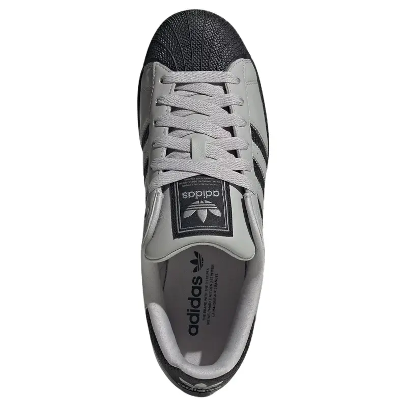 Originals Superstar 2 Classiche Sneakers con Punta a Conchiglia Sneakers Unisex Grigio Nero JQ3183 44 miniatura 2