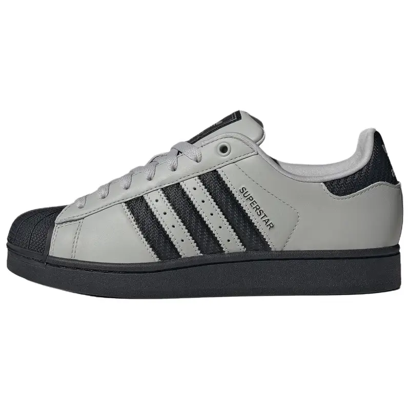Originals Superstar 2 Classiche Sneakers con Punta a Conchiglia Sneakers Unisex Grigio Nero JQ3183 46