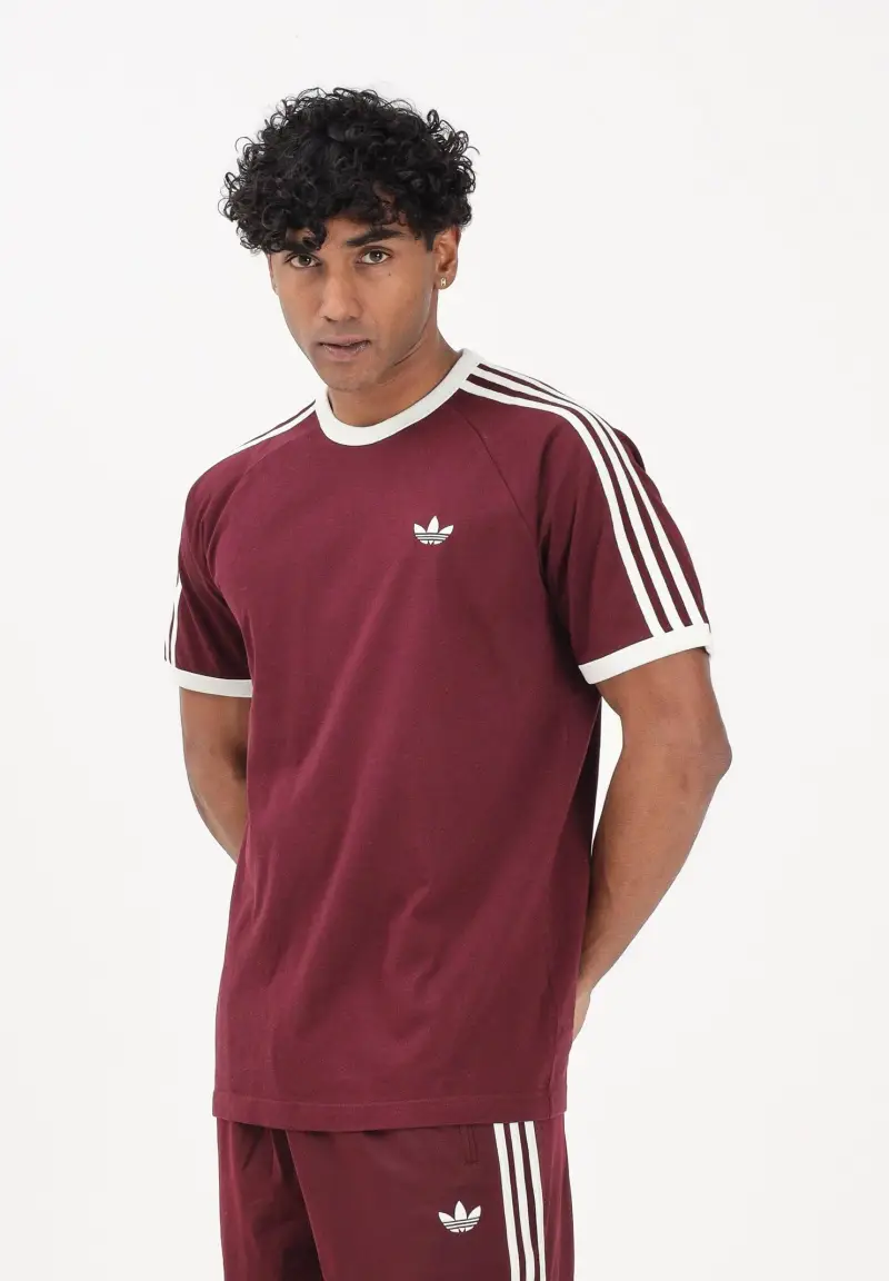 adidas Originals T-shirt Uomo Bordeaux 4323407 miniatura 2