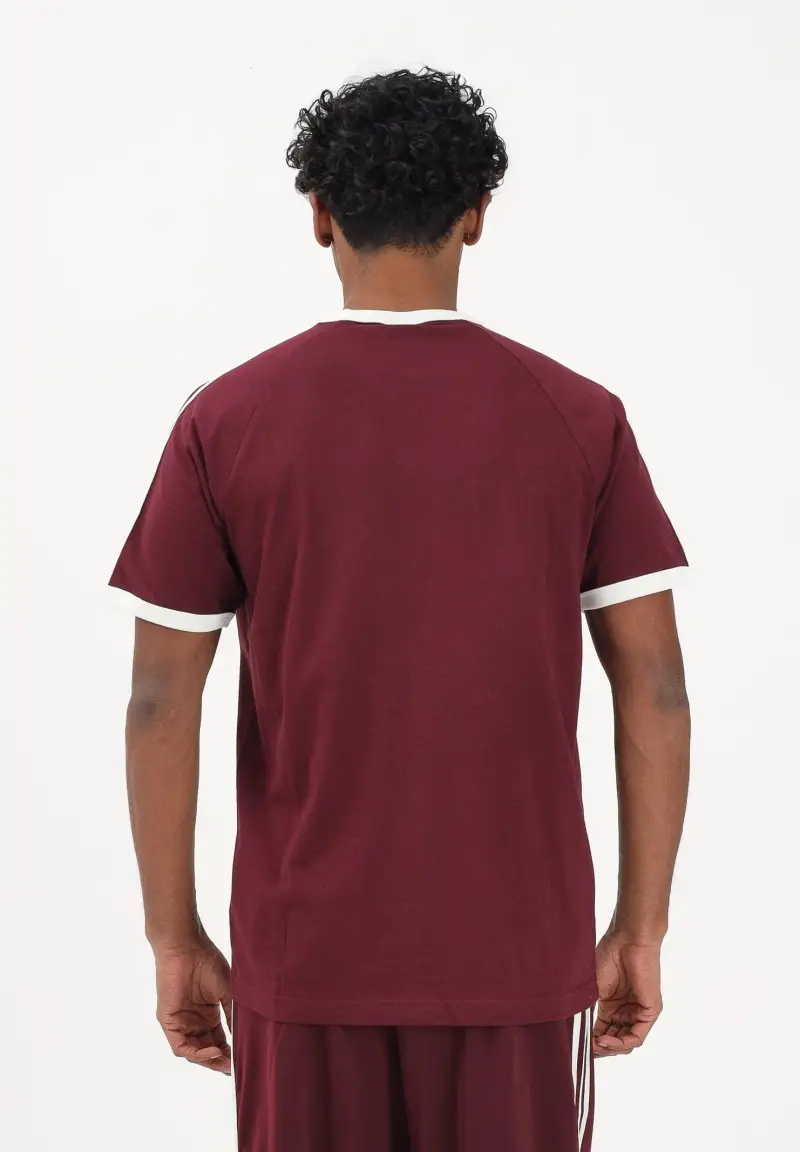 adidas Originals T-shirt Uomo Bordeaux 4323407 miniatura 3