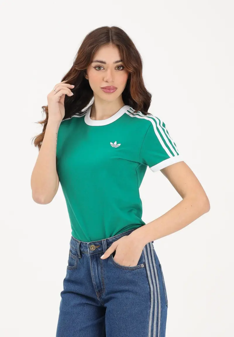 adidas Originals T-shirt Donna Verde 4246223 miniatura 2