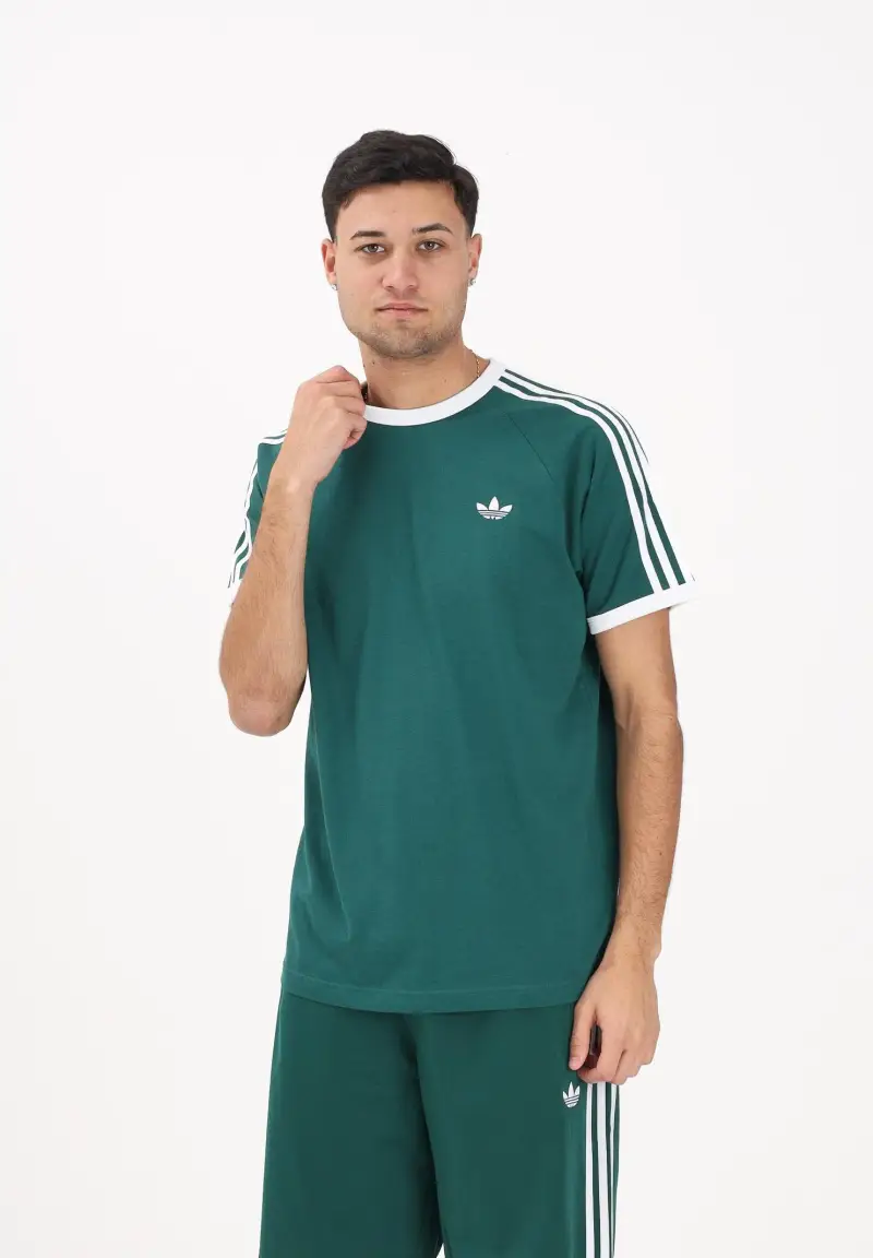 adidas Originals T-shirt Uomo Verde 4323697 miniatura 2