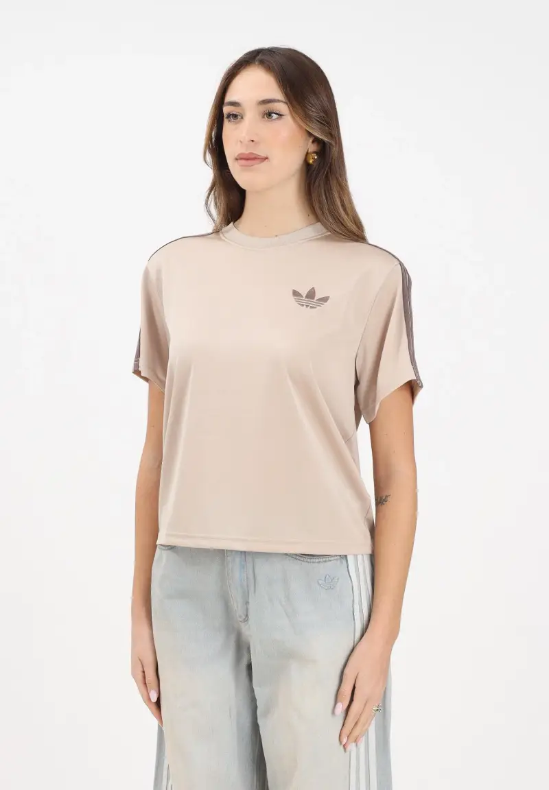 adidas Originals T-shirt Donna Beige 3881758
