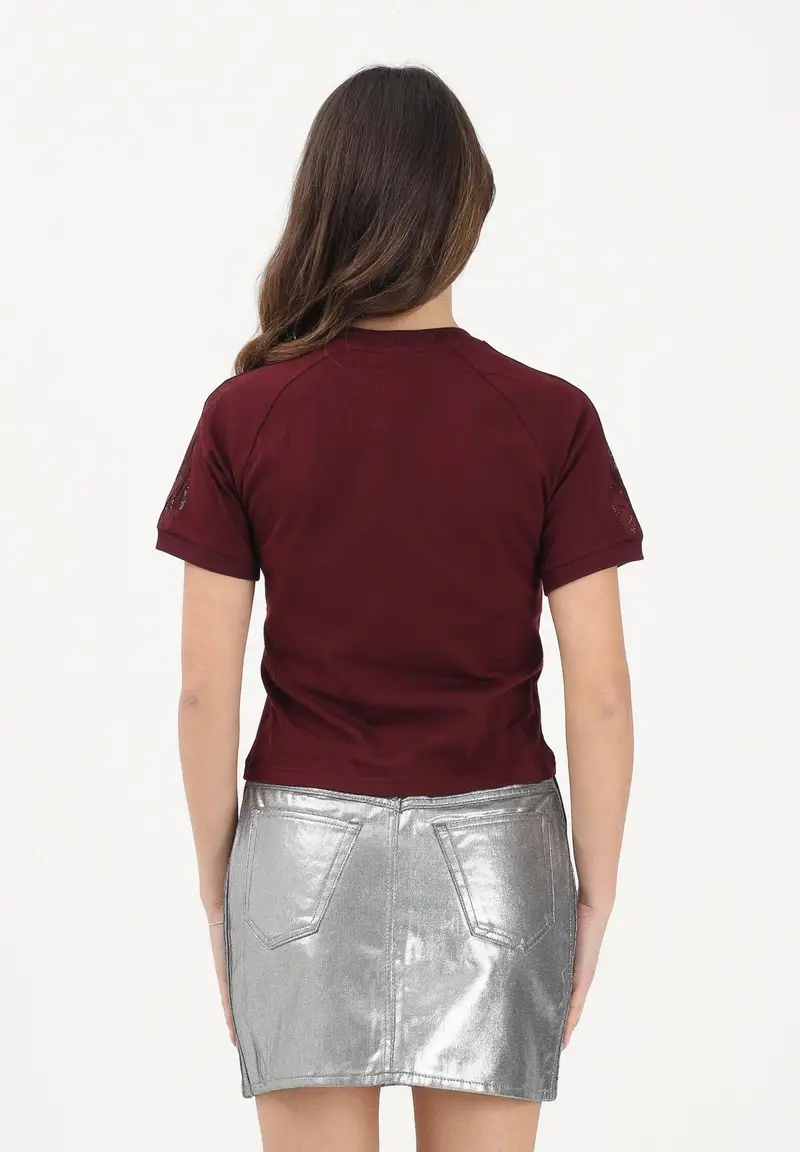 adidas Originals T-shirt Donna Bordeaux 4182416 miniatura 3