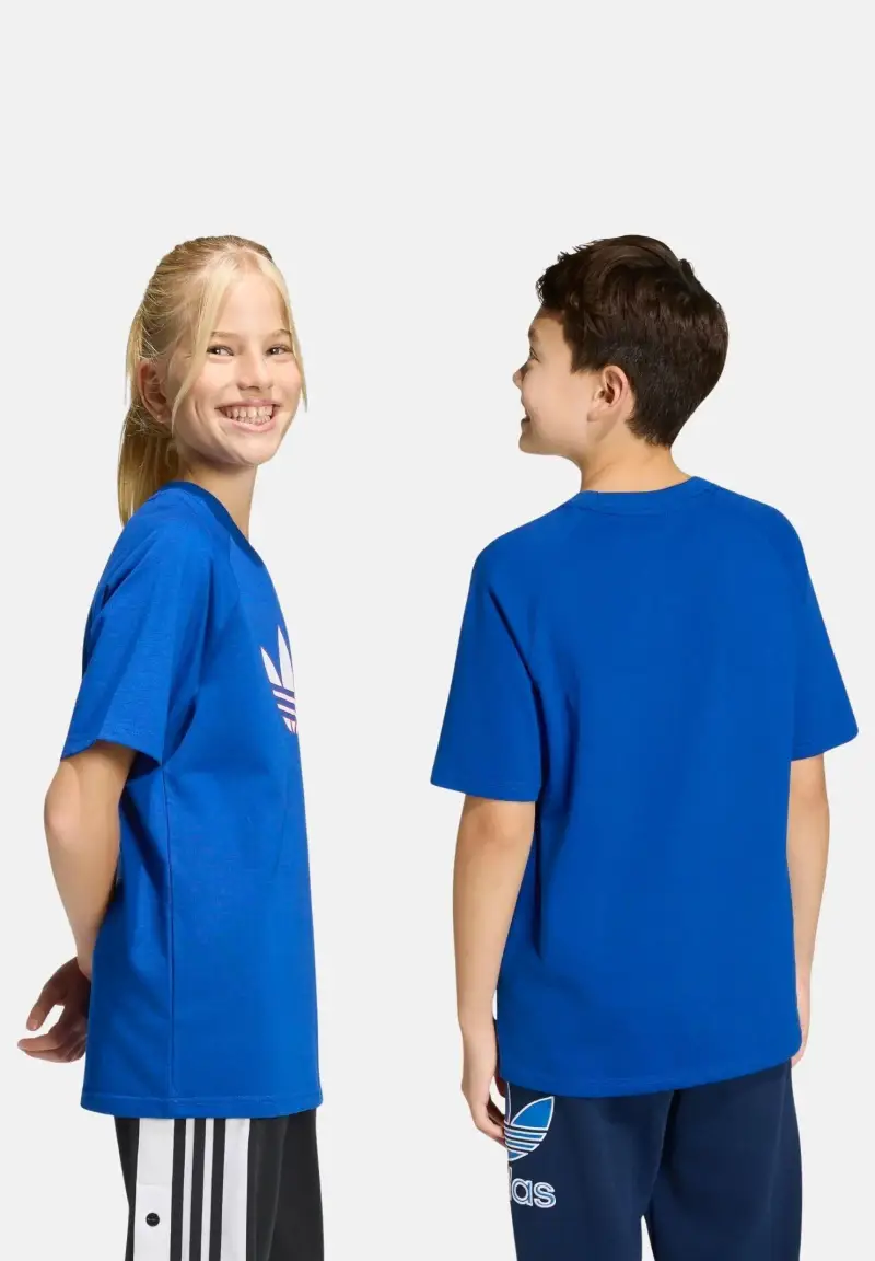 adidas Originals T-shirt Bambina Blu 4323416 miniatura 2