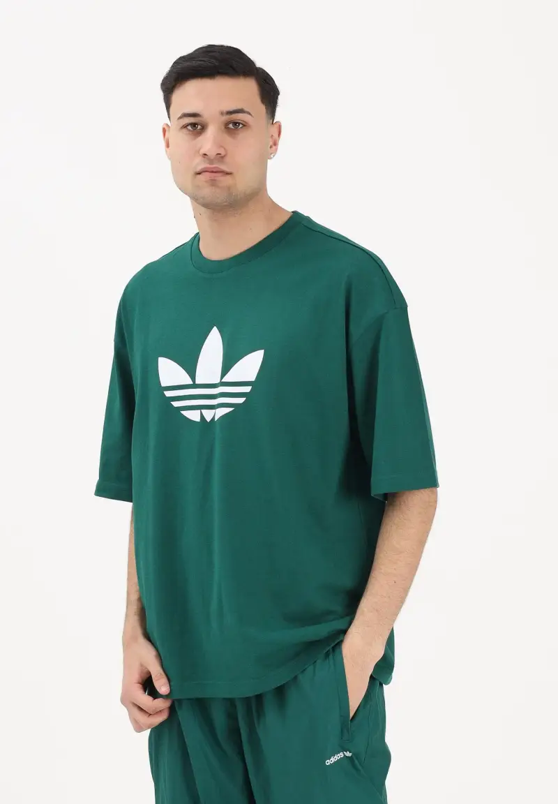 adidas Originals T-shirt Uomo Verde 4192237 miniatura 2