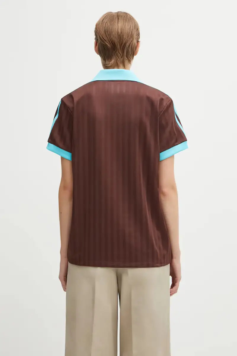 adidas Originals T-shirt Donna Marrone 2809059 miniatura 3