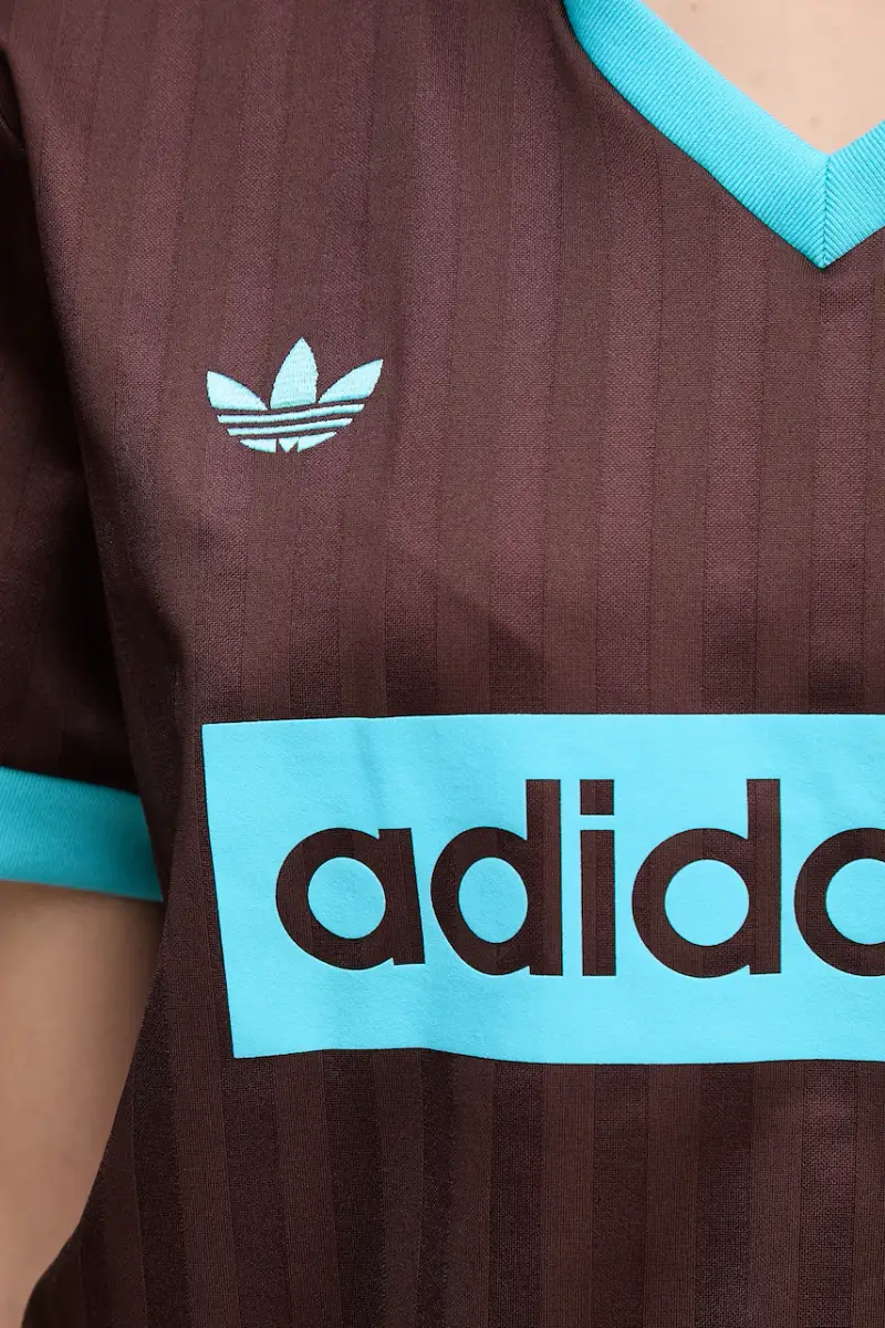 adidas Originals T-shirt Donna Marrone 3620232 miniatura 5
