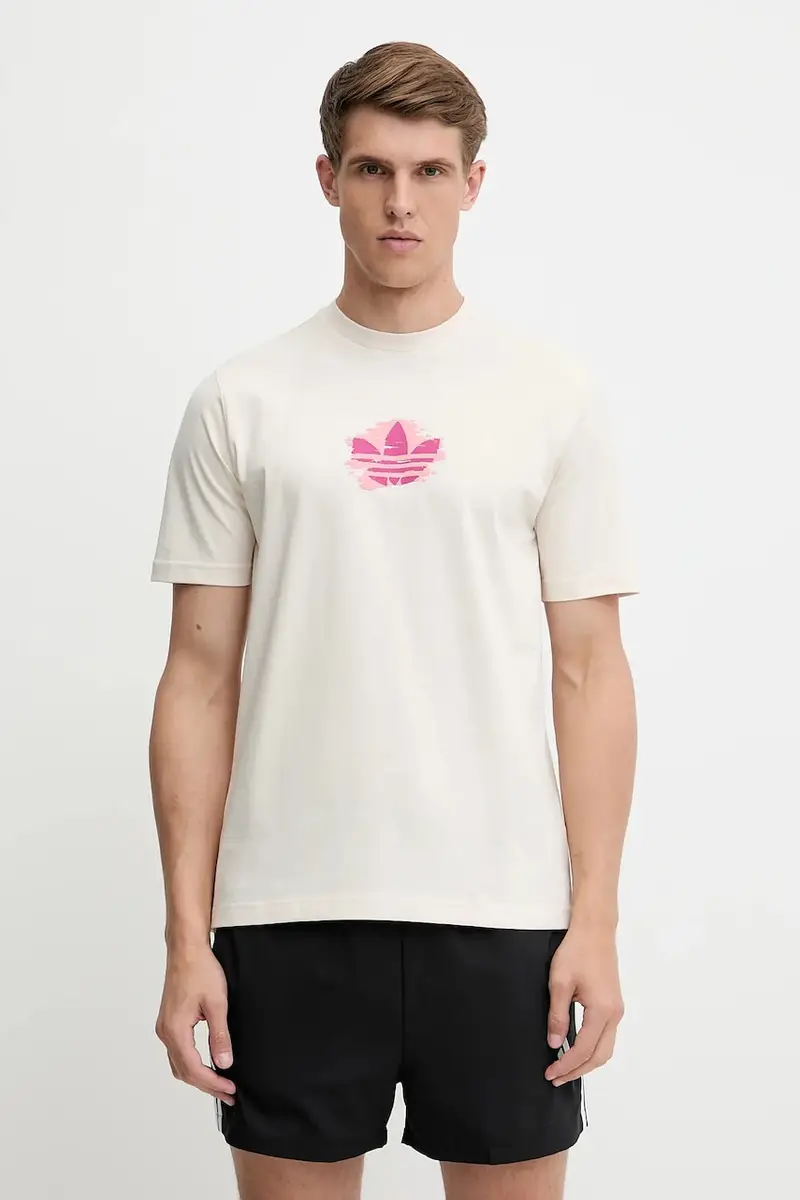 adidas Originals T-shirt Uomo Beige 2242813
