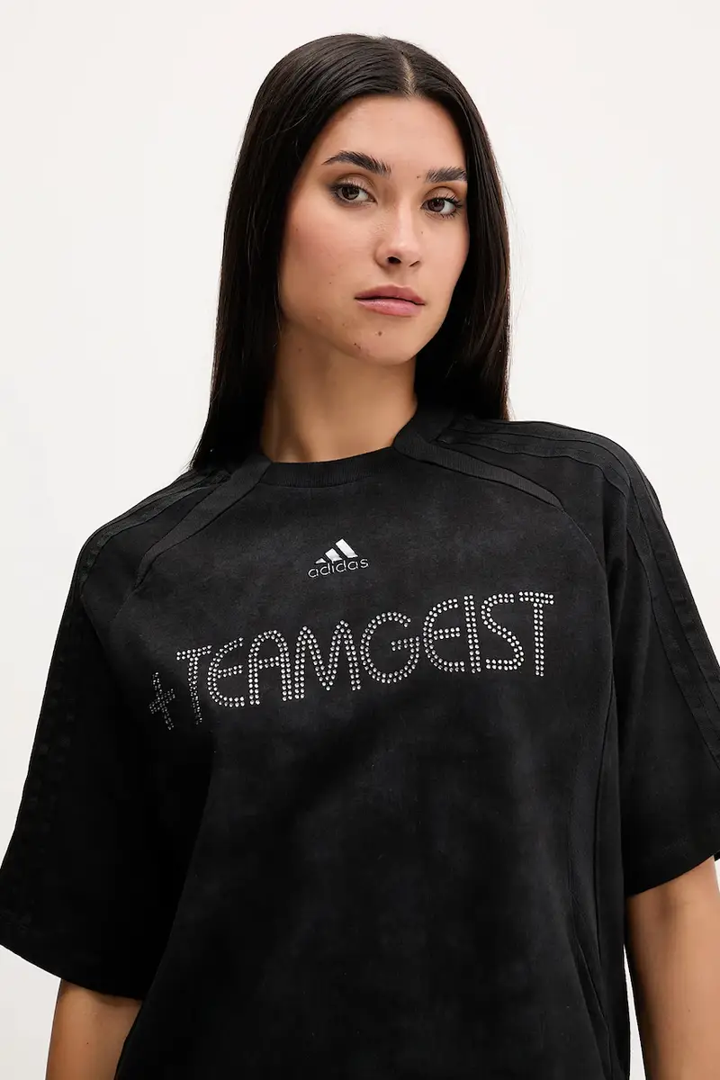 adidas Originals T-shirt Donna Nero 3646143 miniatura 4