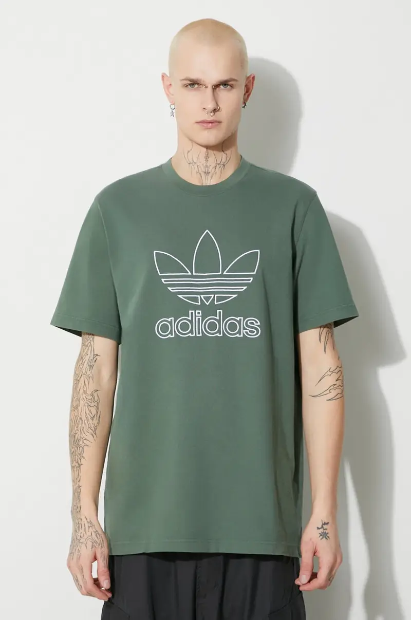 adidas Originals T-shirt Uomo Verde 2260286