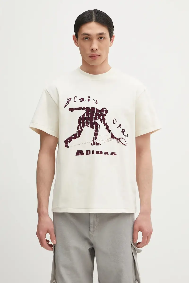 adidas Originals T-shirt Uomo Beige 2242351