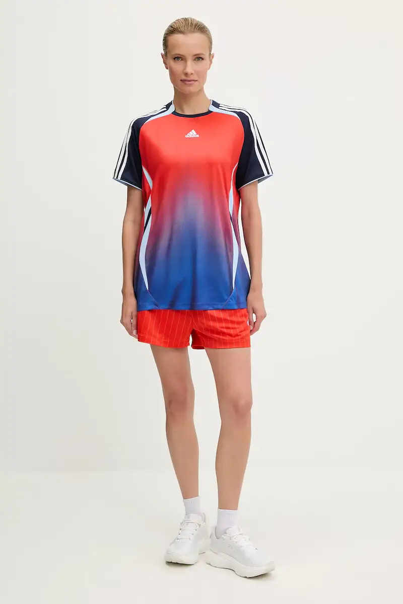 adidas Originals T-shirt Donna Rosso 3667085 miniatura 2