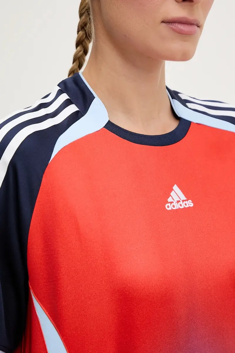 adidas Originals T-shirt Donna Rosso 3667085 miniatura 5