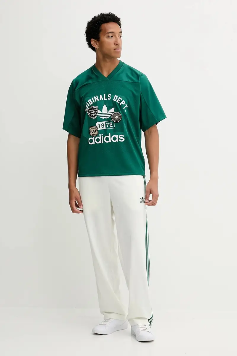 adidas Originals T-shirt Uomo Verde 3669317 miniatura 2