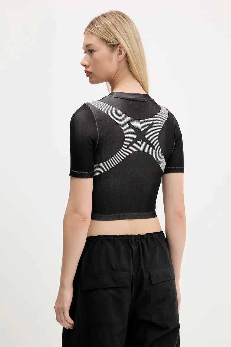 adidas Originals T-shirt Donna Nero 3643046 miniatura 3