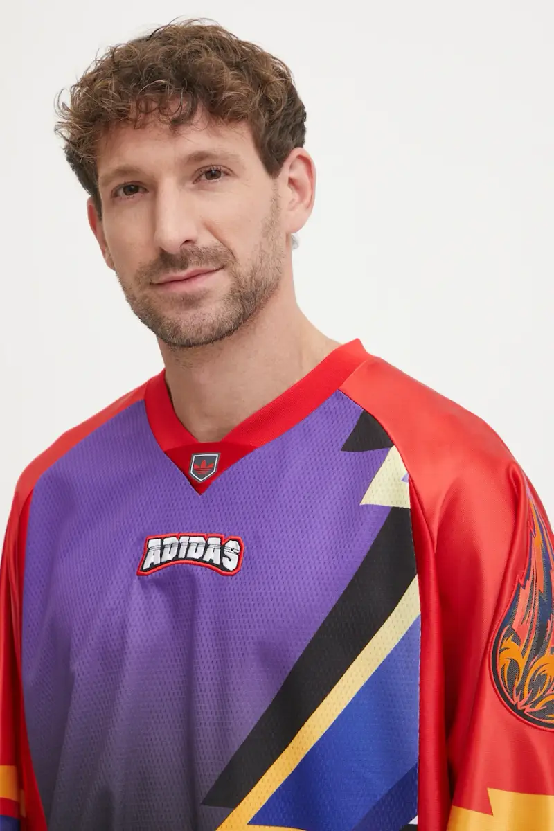 adidas Originals T-shirt Uomo Rosso 3158389 miniatura 4