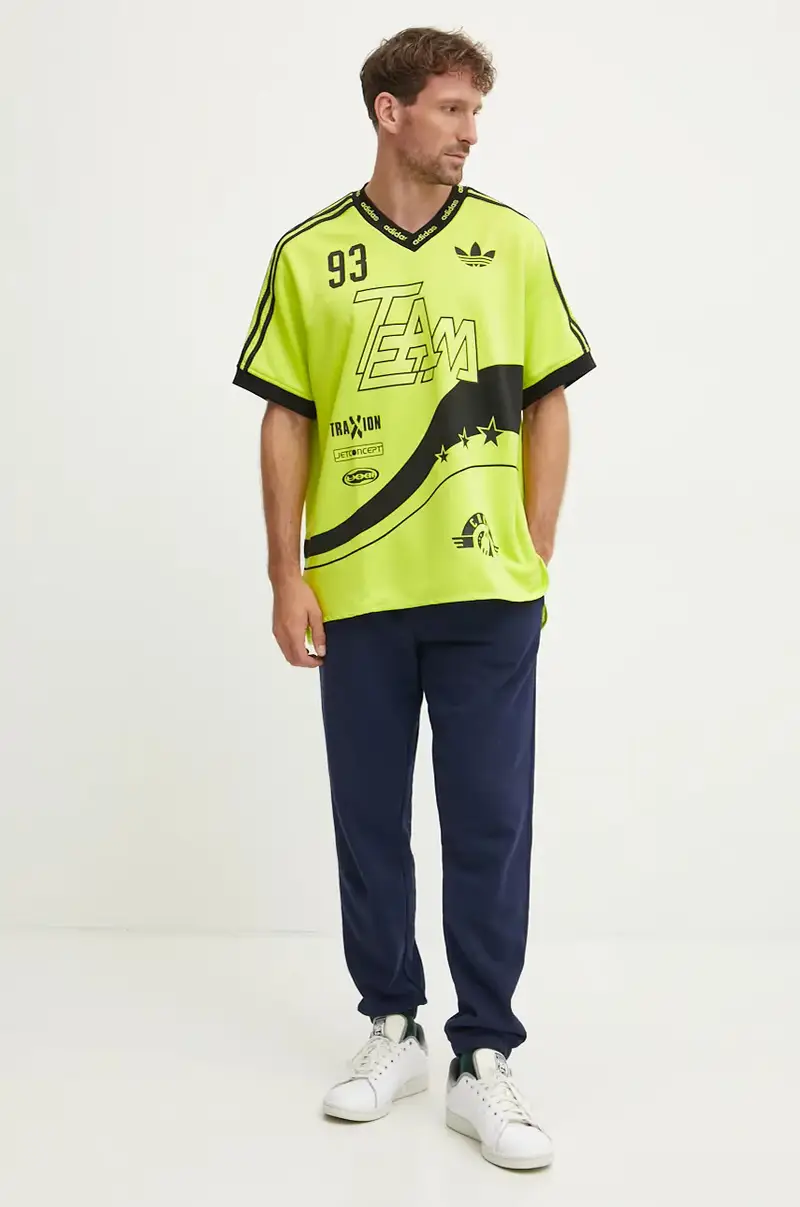 adidas Originals T-shirt Uomo Verde 3158860 miniatura 2