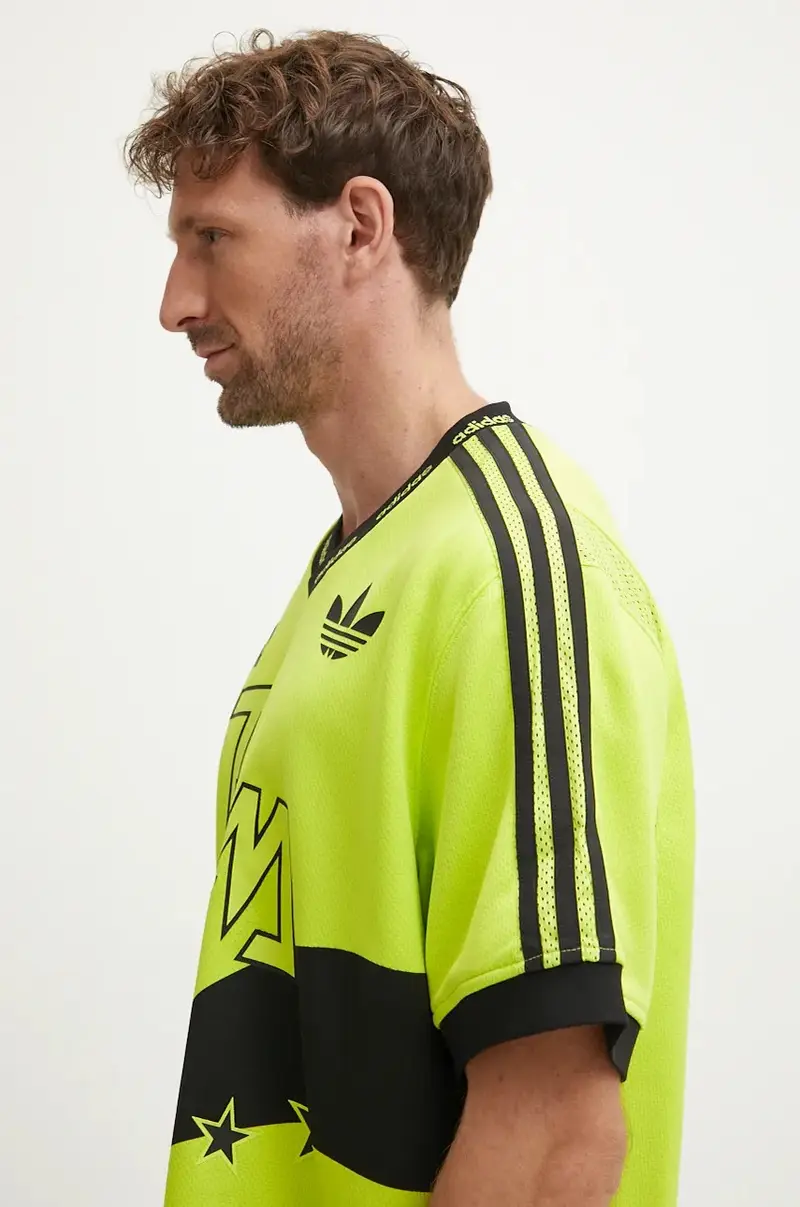 adidas Originals T-shirt Uomo Verde 3158860 miniatura 5