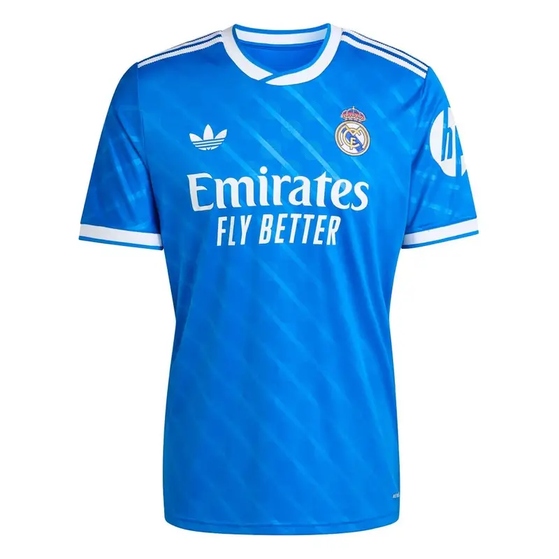 Terza Maglia Real Madrid Stagione 2025/26 Blu Bianco Uomo S