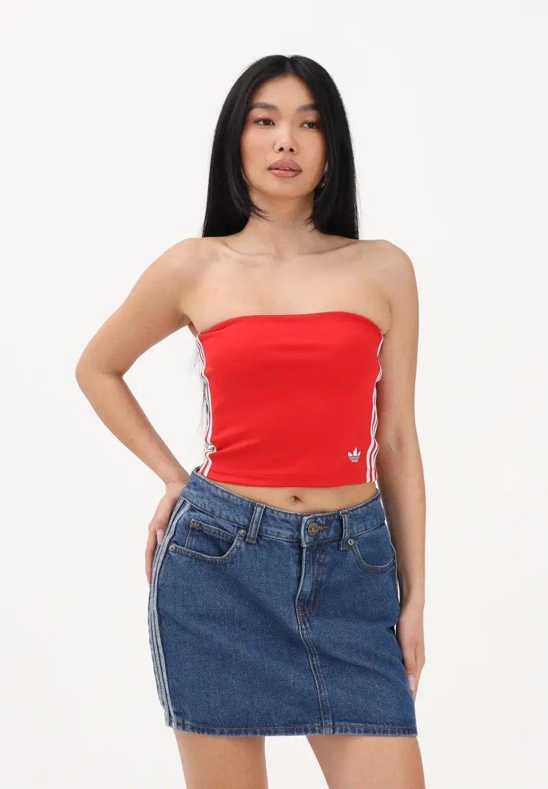 adidas Originals Top Donna Rosso 4323243 miniatura 2