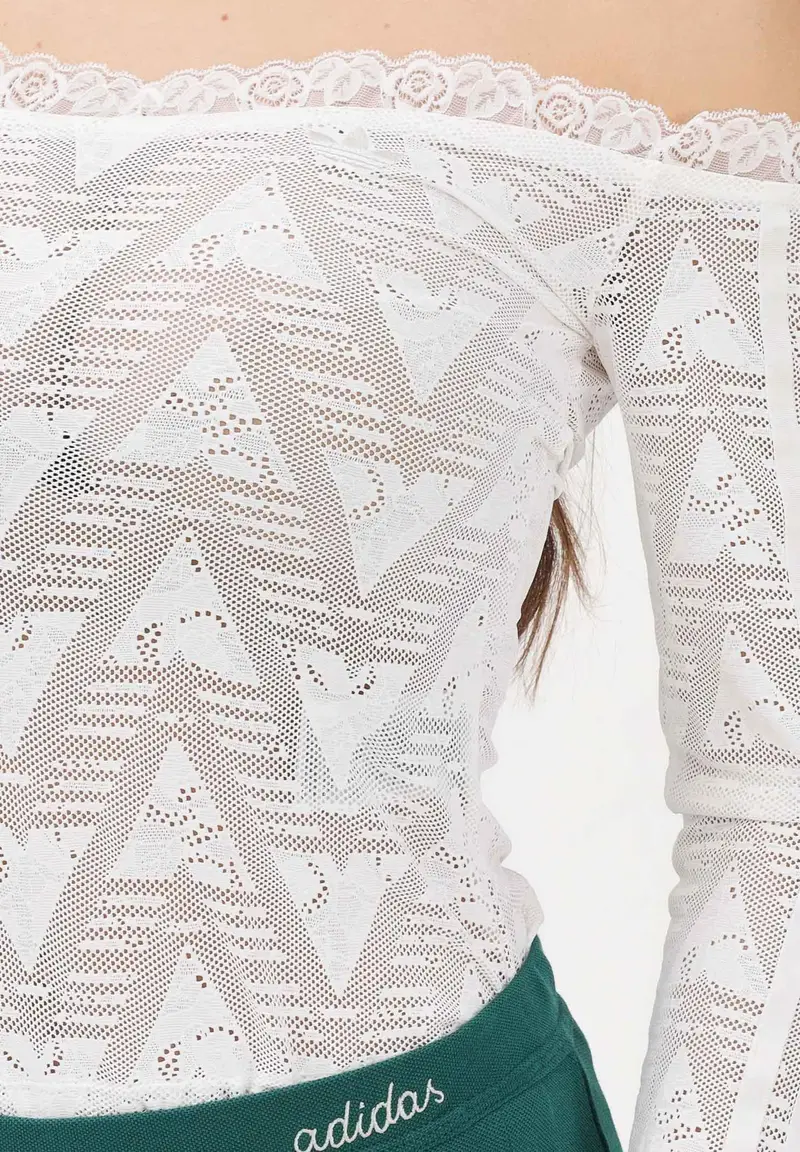 adidas Originals Top Donna Bianco 4323334 miniatura 3