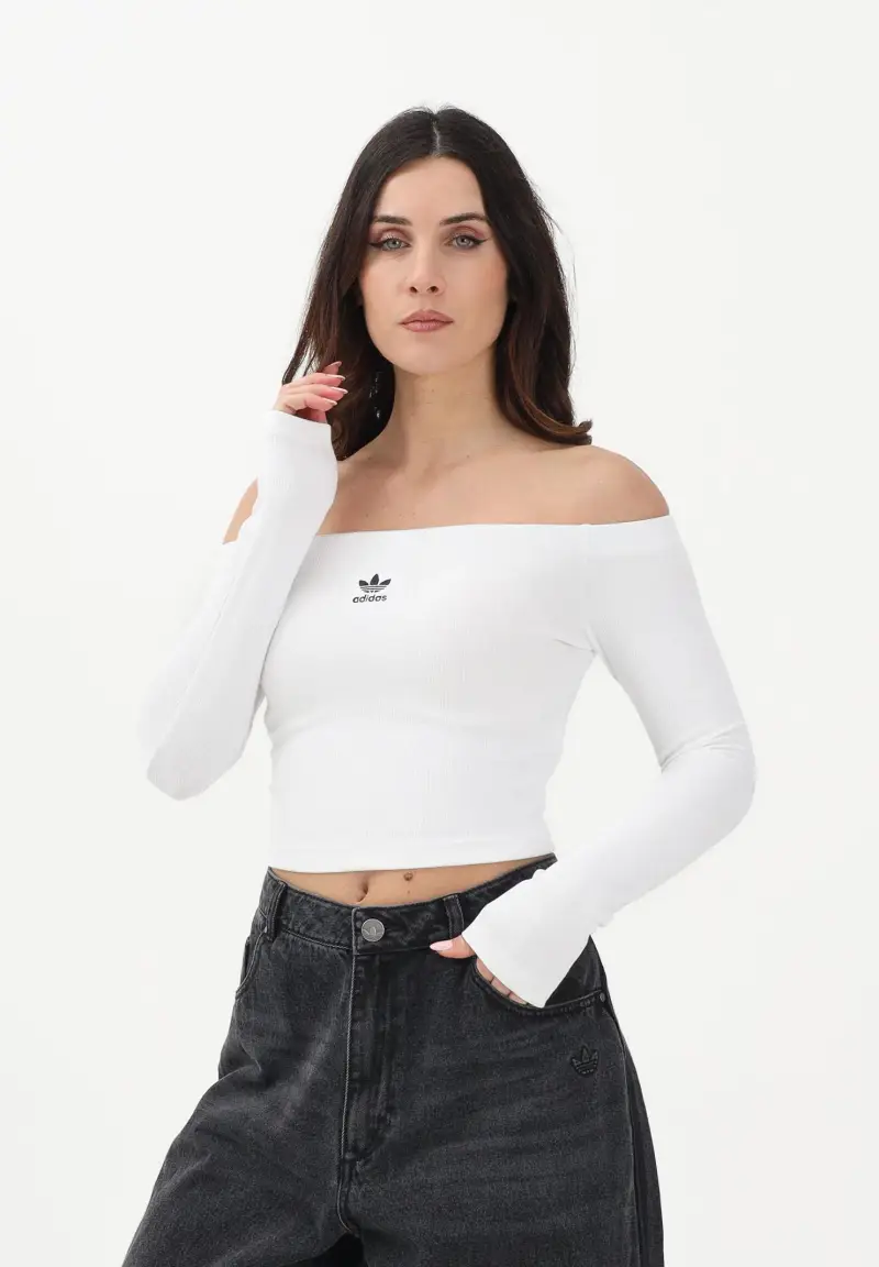 adidas Originals Top Donna Bianco 4196786 miniatura 2