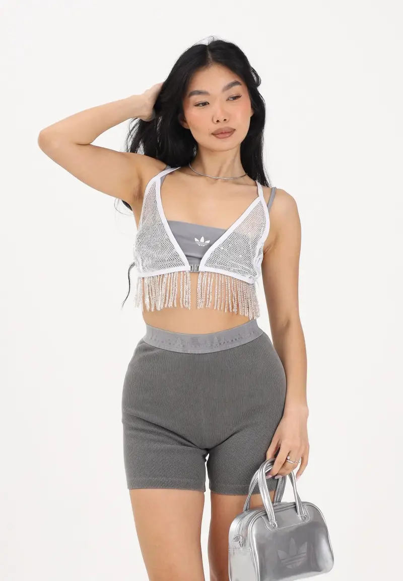 adidas Originals Top Donna Grigio 4346305 miniatura 2