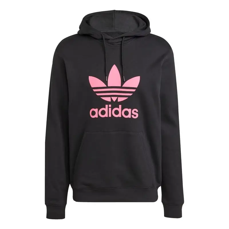 Trefoil Felpa Con Cappuccio Nero Uomo M