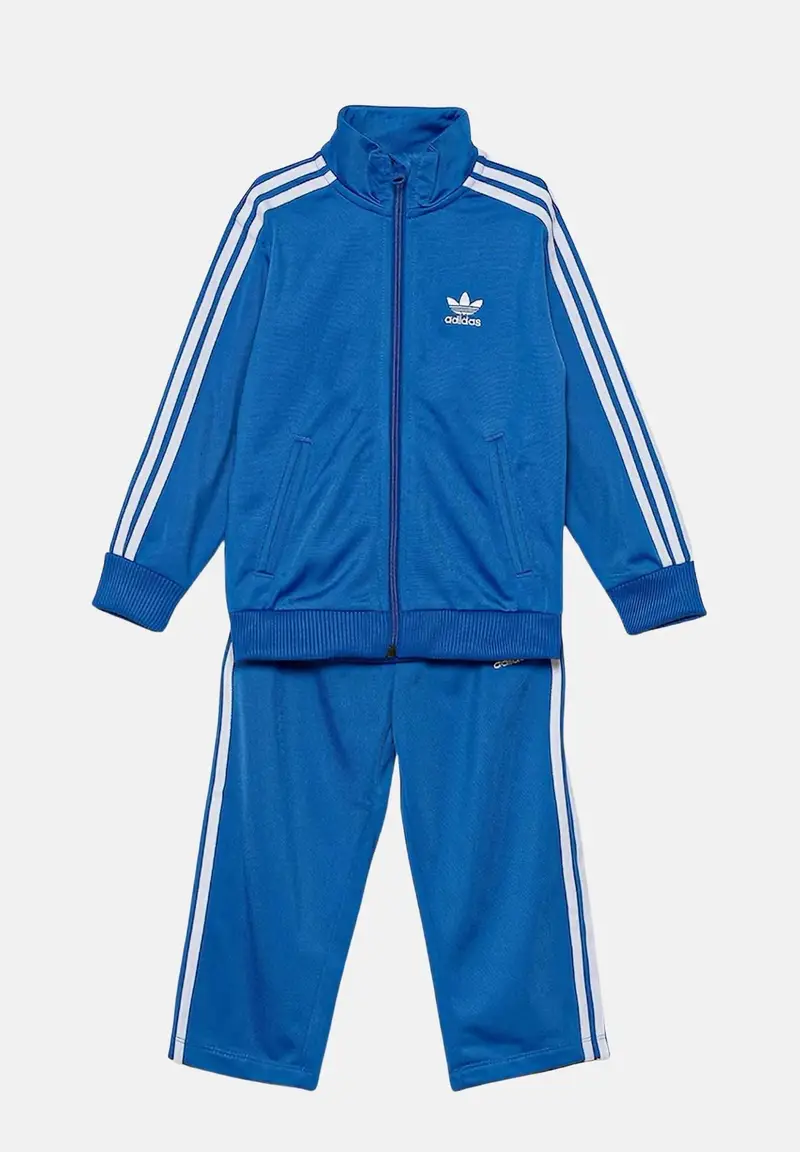 ADIDAS ORIGINALS Tuta Adicolor Firebird blu da neonato