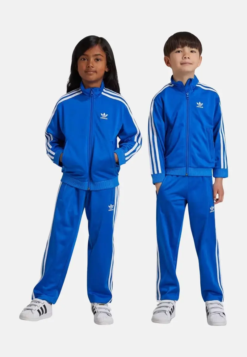 ADIDAS ORIGINALS Tuta adicolor Firebird blu per bambino e bambina