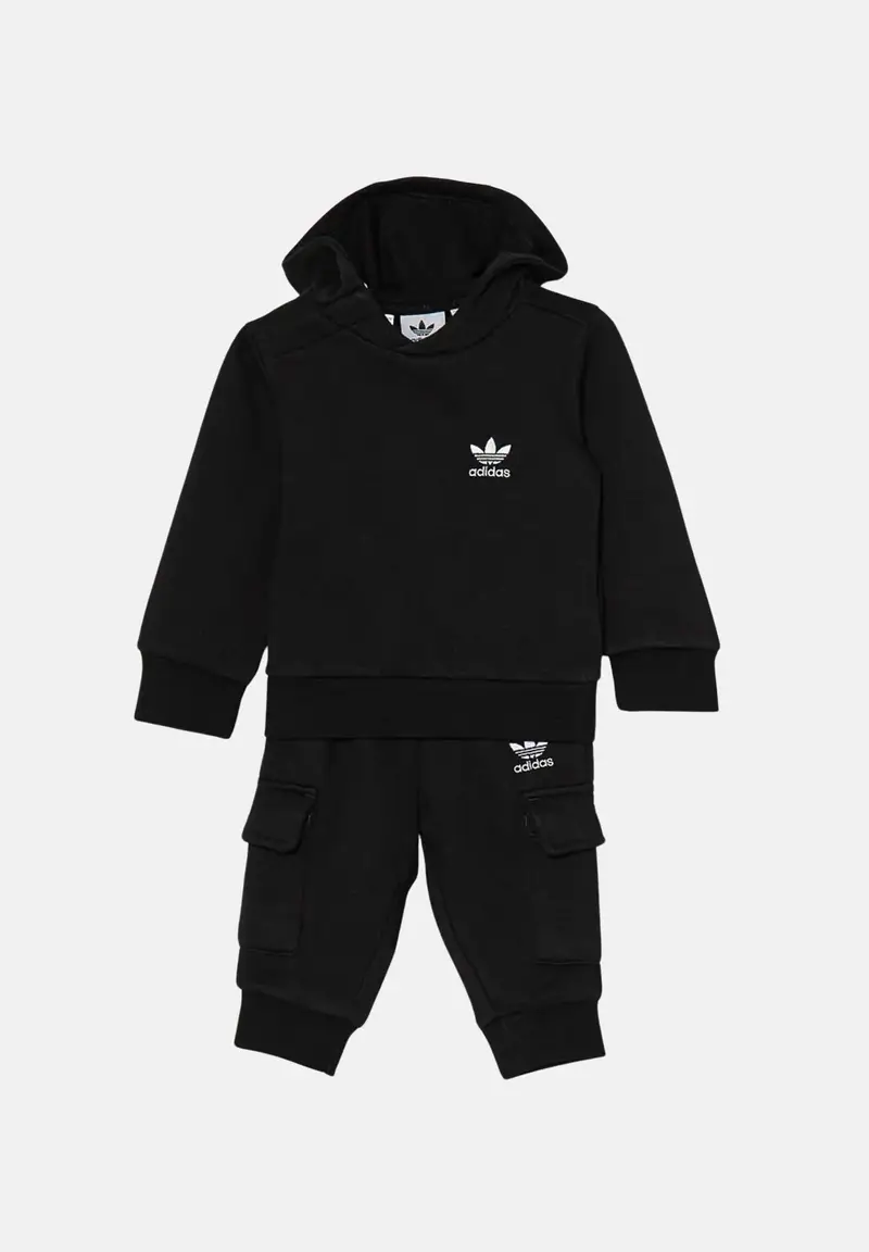 ADIDAS ORIGINALS Tuta Cargo nera da neonato