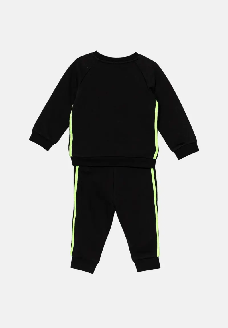 Tuta Crew nera da neonato miniatura 2