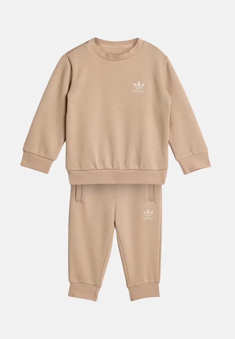 Tuta CREW SET beige da neonato