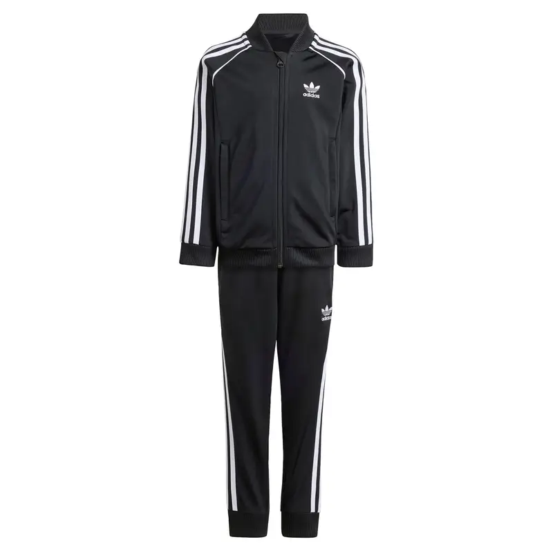 ADIDAS ORIGINALS Tuta da jogging 'Adicolor' nero / bianco
