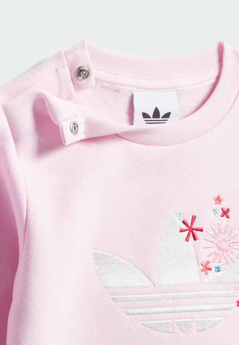Tuta da jogging Adidas Originals x Liberty London blu scuro / rosa / rosso scuro / bianco miniatura 2