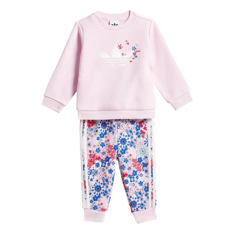Tuta da jogging Adidas Originals x Liberty London blu scuro / rosa / rosso scuro / bianco