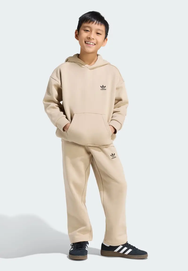 Tuta da jogging beige / nero miniatura 2