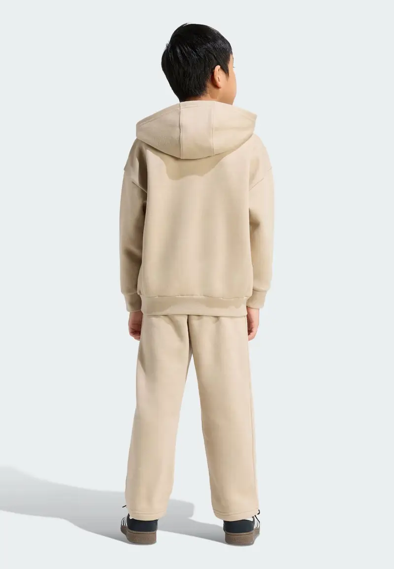 Tuta da jogging beige / nero miniatura 3