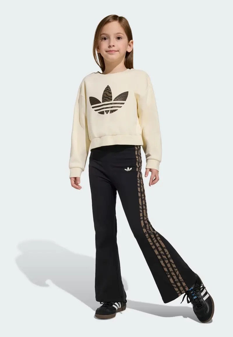 Tuta da jogging marrone / marrone scuro / nero / bianco naturale miniatura 2