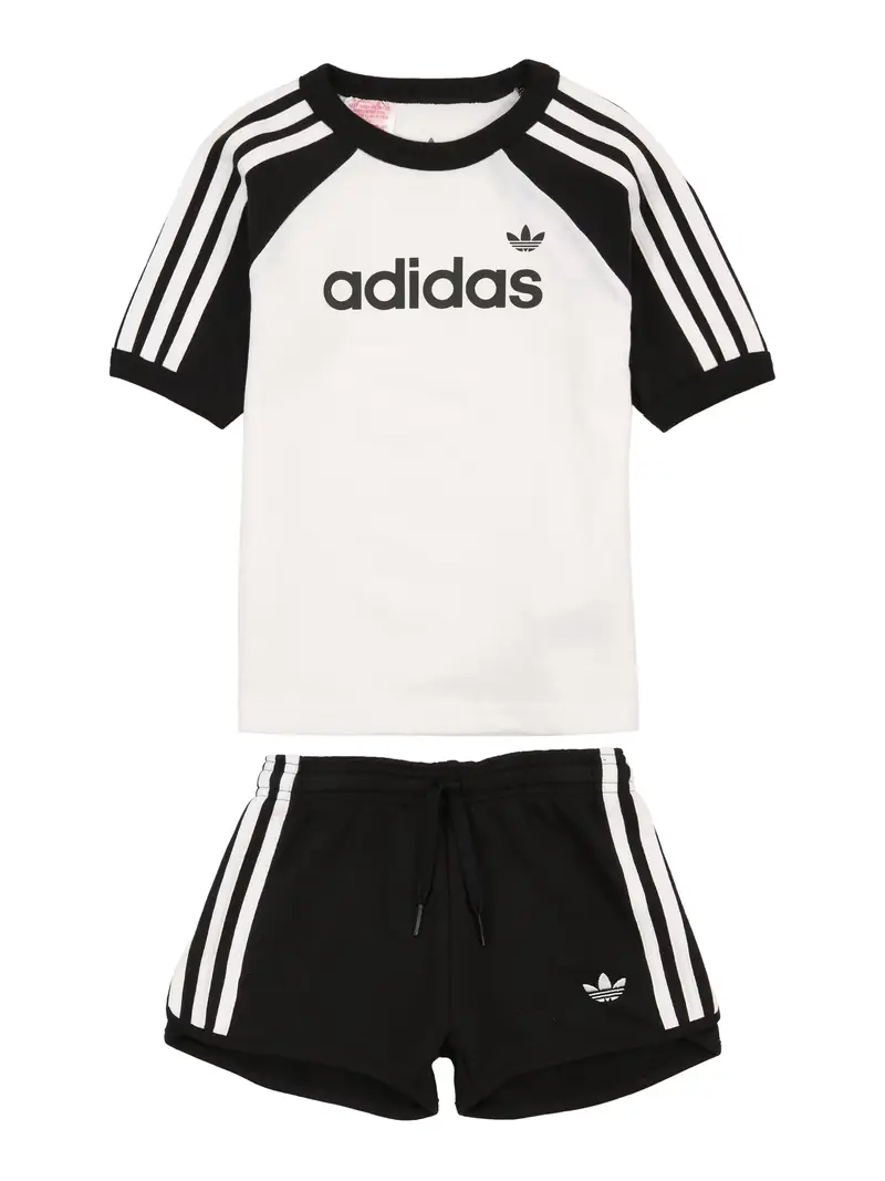 Tuta da jogging nero / bianco