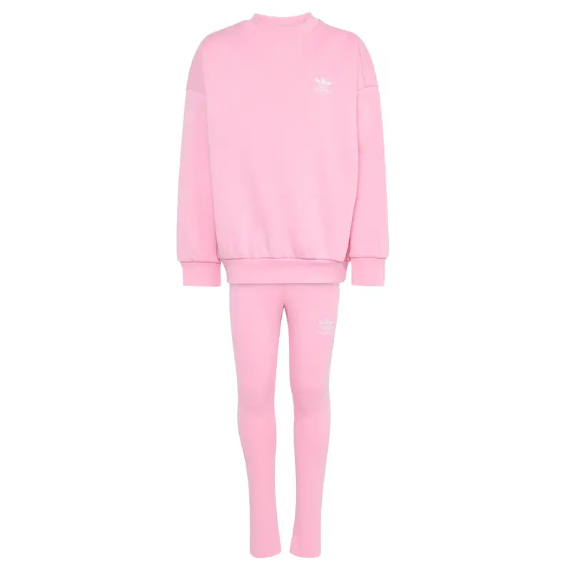 Tuta da jogging rosa / bianco