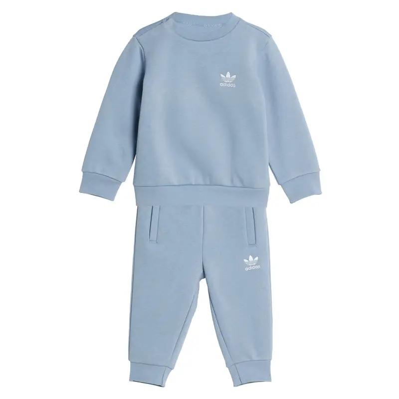 Tuta da jogging Trefoil blu colomba / bianco