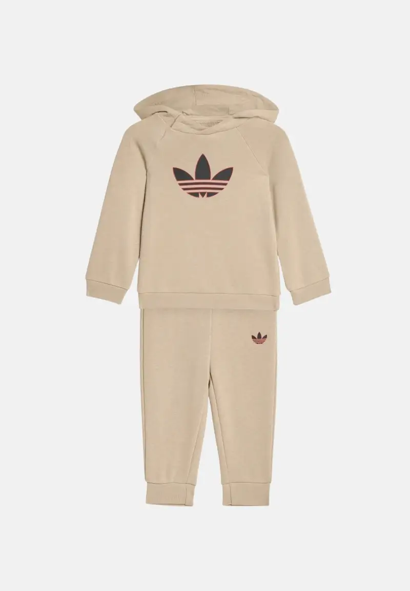 Tuta GRAPHIC TREFOIL beige da neonato