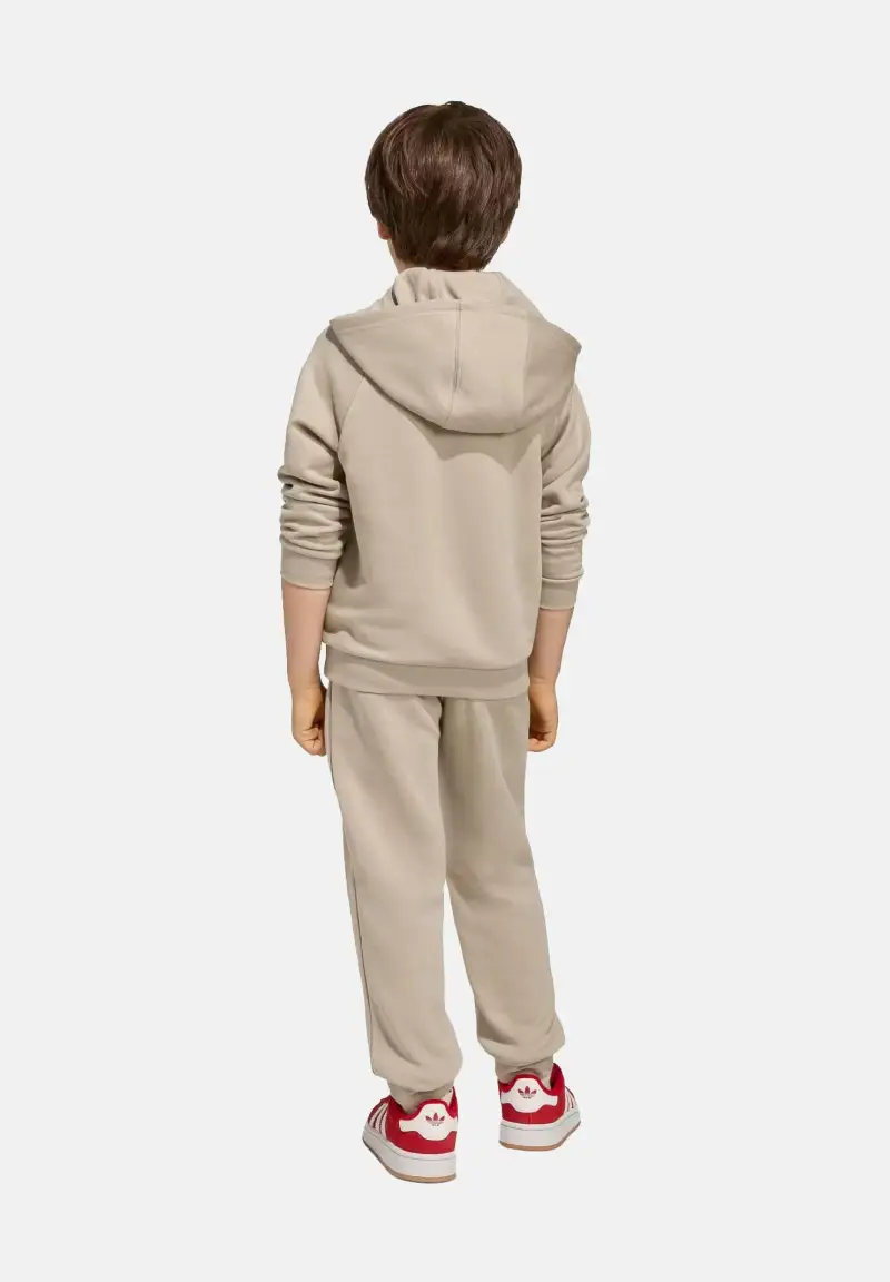 Tuta GRAPHIC TREFOIL LOOSE beige da bambino miniatura 3