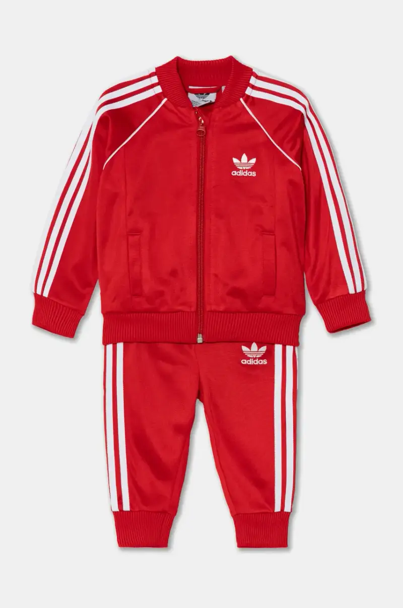 tuta per bambini SST TRACKSUIT colore rosso IX7623