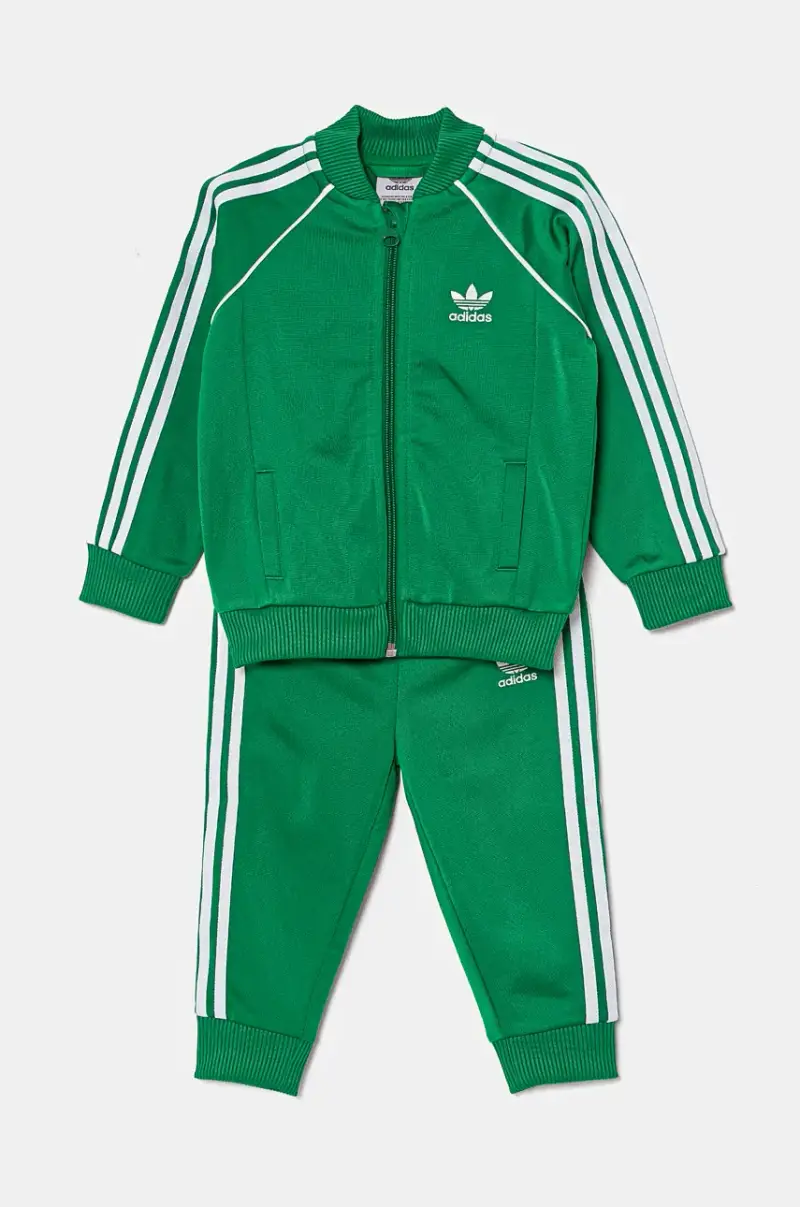 tuta per bambini SST TRACKSUIT colore verde IX5176