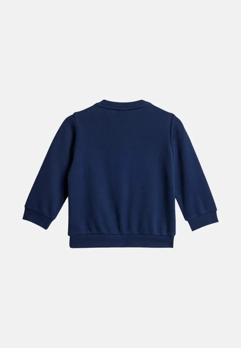 Tuta Trefoil Crew blu da neonato miniatura 3