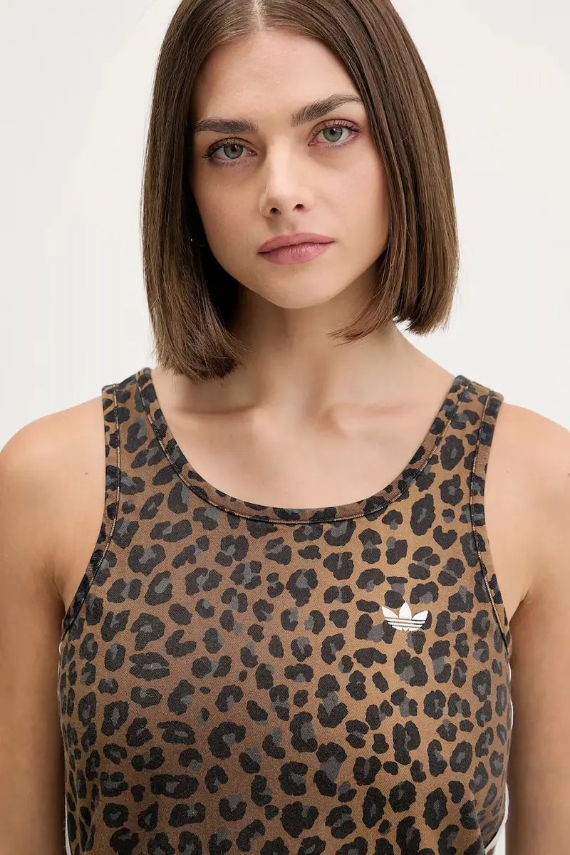 vestito di jeans colore marrone KA2677 miniatura 5